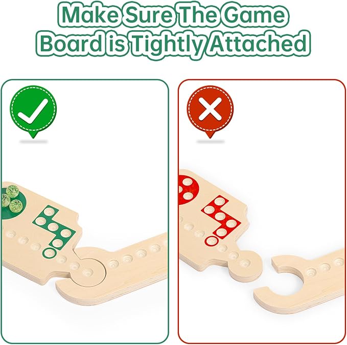 Jokers and Marbles Board Game, Wooden Marble Game - Image 5