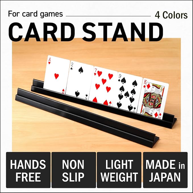 Lightweight Non-Slip Card Holder Stand – Set of 4, 13.4 Inches – Made in Japan - Image 3