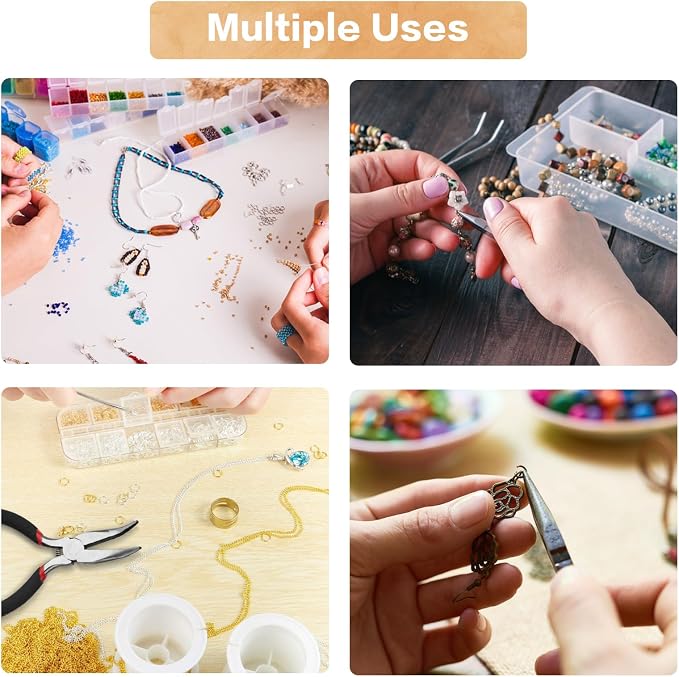 1440 Pcs Jump Rings for Jewelry Making Kits, - Image 6