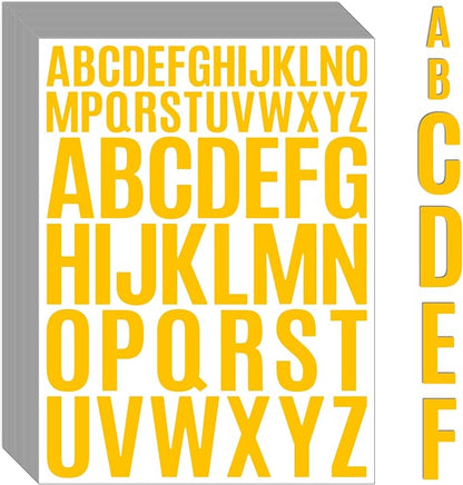 Bemeol Letter Stickers 1560 Pieces 30 Sheets Stick on Vinyl Letters Capital by Bemeol