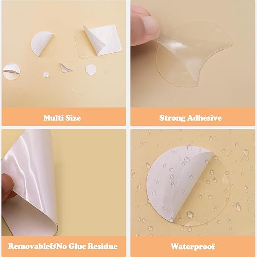 520PCS Double Sided Tape Removable Strong Adhesive Dots Heavy Duty Sticky Pads - Image 3