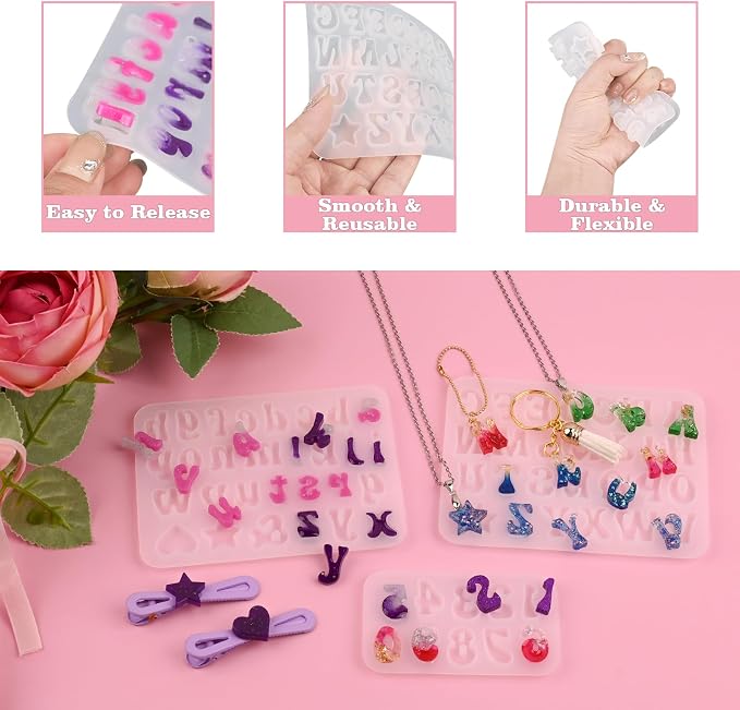 Actvty Mini Alphabet Resin Molds - Image 3