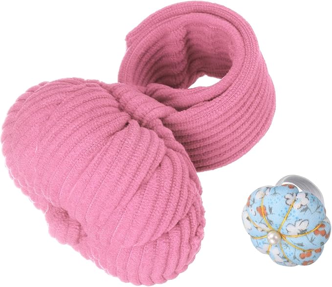 HARFINGTON Wrist Pin Cushions, Sewing Needle Pin Cushion Adjustable Strap - Image 3