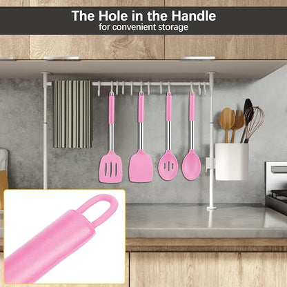Silicone Spatula Spoon Set, BPA Free Kitchen Turners - Image 7
