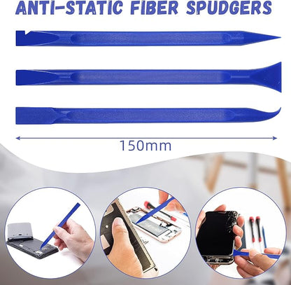 Minatee 18 Pieces Non-scratch Plastic Scraper Tool Multi-purpose Carbon Fiber - Image 2