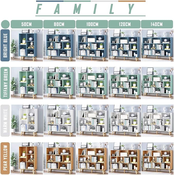 IOTXY Wooden Open Shelf Bookcase - Image 9