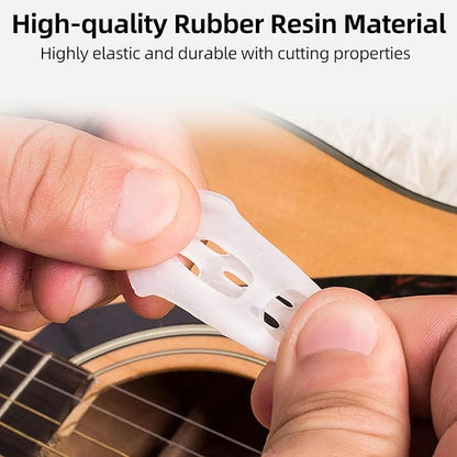 Guitar Fingertip Protector Silicone Thimble 20 PCS Rubber Finger Tips - Image 3