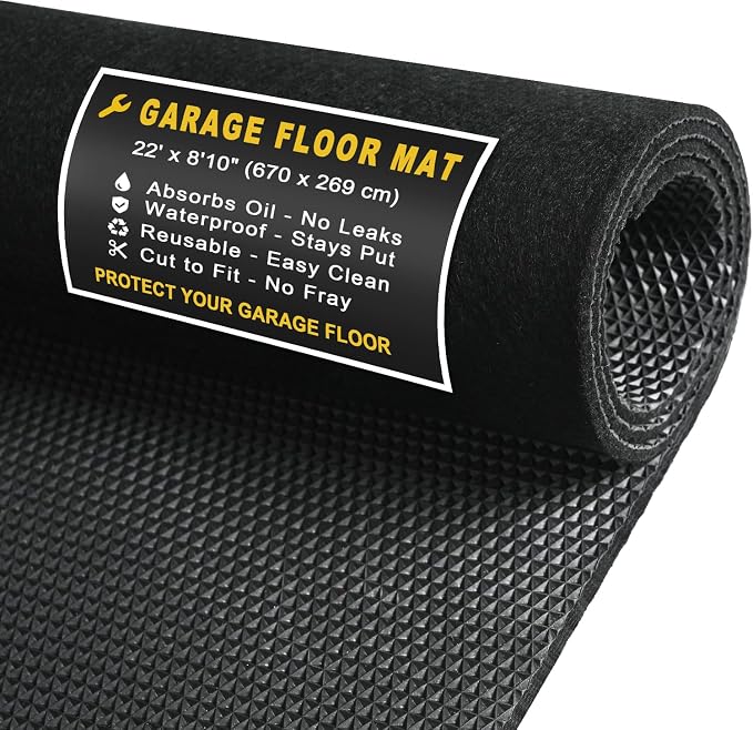 Extra-Large Garage Mat 22' x 8'10" by Golener