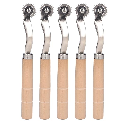 Oumefar 5Pcs Tracing Wheel Paper Perforator Tracing Wheel Serrated Tracing by Oumefar
