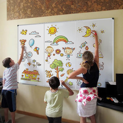 XBoard Magnetic Whiteboard 96 x 48 Inch, Giant Foldable Dry Erase White Board - Image 6