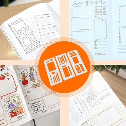 Handmade Flexible Record Template, Reusable Templates Planner Stencils - Image 4
