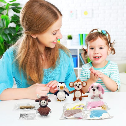 Needle Felting Kit, Animal Doll Making Set - Image 5