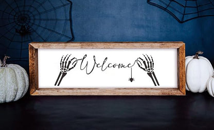Halloween Stencils for Painting Large Skeleton Porch Stencils Ghost Boo Spooky - Image 6
