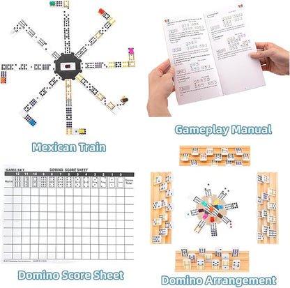 Upgraded Mexican Train Dominoes Set - Image 5