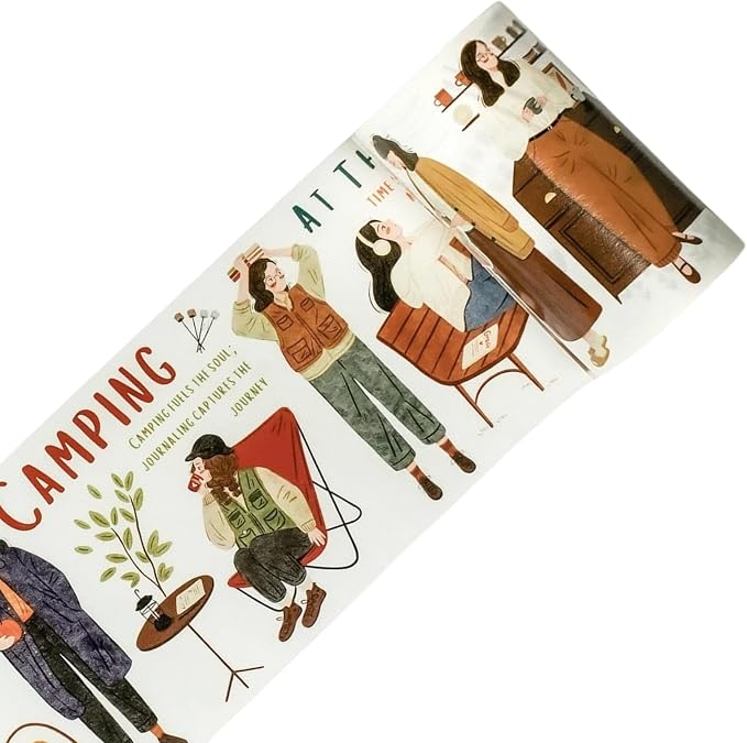 WT Pre-Cut Planner's Day 2 Washi Tape, Single Roll, Original Designs, by WTwashitapes