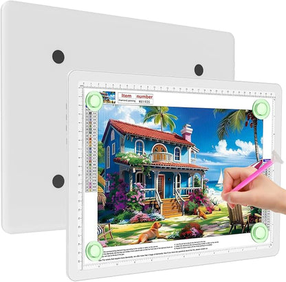 Elice Magnetic A4 Light Board for Diamond Painting, Ultra-Thin Tracing LED by ELICE