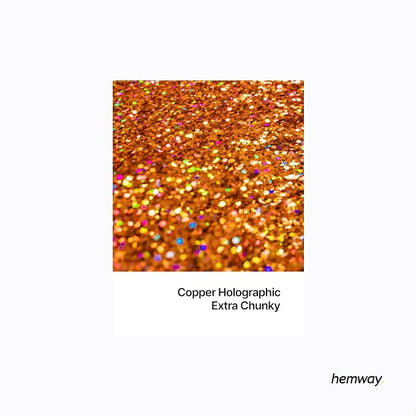 Hemway Polyurethane & Epoxy Resin Glitter 100g / 3.5oz Metallic Crystal Flake - Image 2