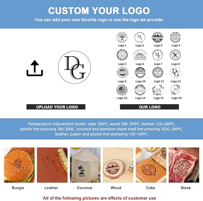 Custom Electric Branding Iron for Wood, Adjustable Temperature Wood Branding - Image 4