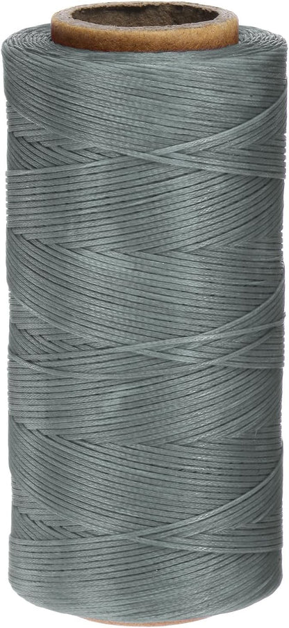 uxcell Leather Sewing Waxed Thread, 284 Yards / 260m 0.8mm 150D Flat Polyester by uxcell