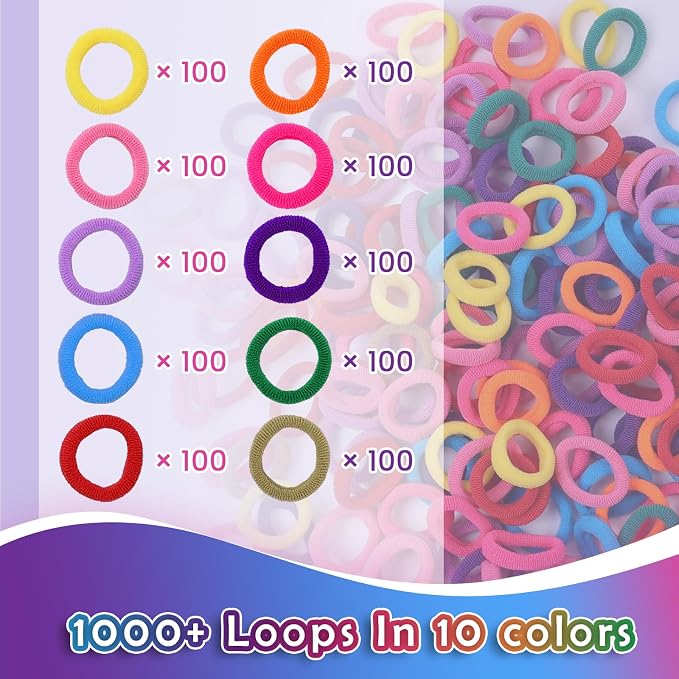 FUNiOi 1000 PCS Cat Weaving Loom Refill - Image 2