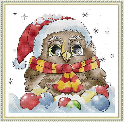 CROSSDECOR Cross Stitch Stamped Kits 11CT 13X11 inch Pre-Printed by CROSSDECOR
