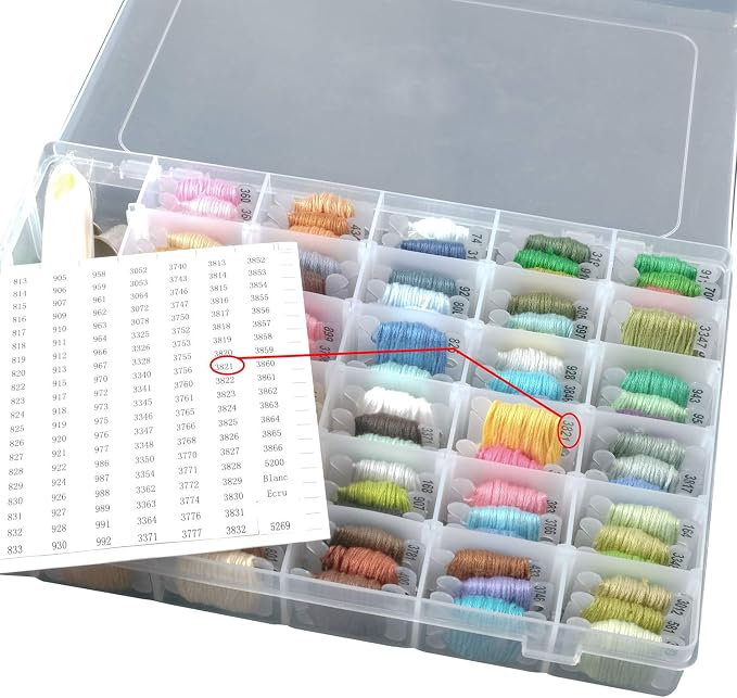 120 Pieces Plastic Floss Bobbins - Image 4