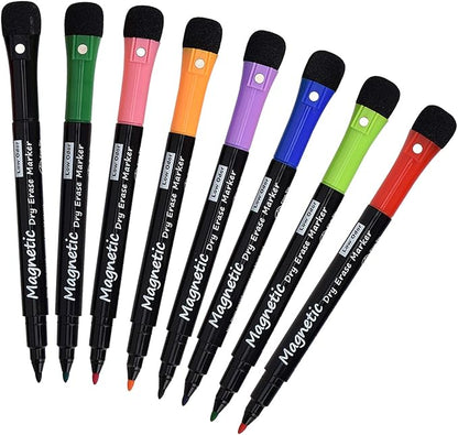 Magnetic Dry Erase Markers, Dealkits Low Odor White Board Markers Whiteboard by Browill