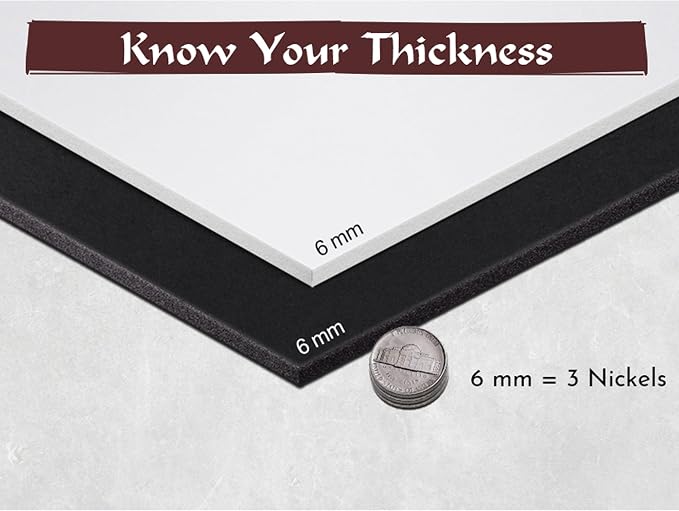 2-Pack Shape Retention EVA Cosplay Foam - 6mm Thick 14x39 inch High Density EVA - Image 4