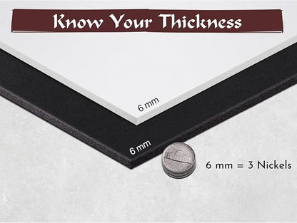 2-Pack Shape Retention EVA Cosplay Foam - 6mm Thick 14x39 inch High Density EVA - Image 4