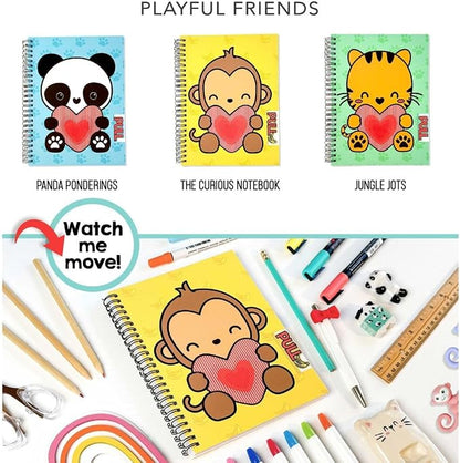 Animation Notebooks | Cute Spiral Notebooks | A5 Size 6.5in x 8.75in | 160 - Image 4