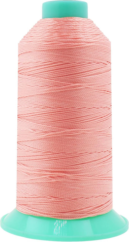 Mandala Crafts Bonded Nylon Thread Blush Heavy Duty Sewing Threads by MandalaCrafts