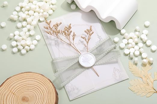 Yoption 360Pcs Peal White Sealing Wax Beads - Image 4
