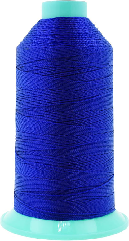 Mandala Crafts Bonded Nylon Thread Royal Blue Heavy Duty Sewing Threads by MandalaCrafts