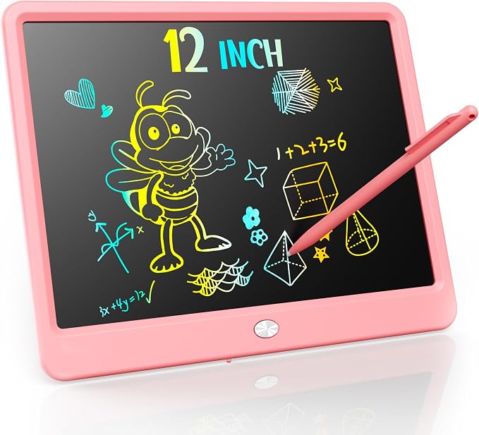 KOKODI LCD Writing Tablet, 12 Inch Colorful Toddler Doodle Board Drawing Tablet by WhereKidsLearnThroughPlay