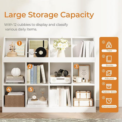 9-Cube Wooden Storage Bookcase - Image 5
