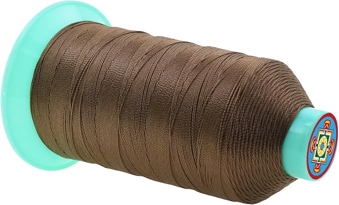 Mandala Crafts Bonded Nylon Thread Coyote Brown Heavy Duty Sewing Threads - Image 2