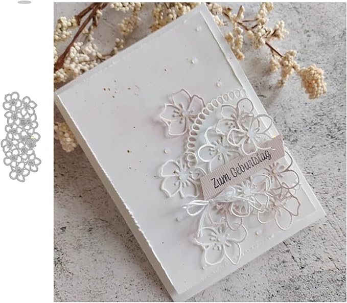 Lapoo Metal Cutting Die for Scrapbooking, 3D Backgrounds Frame New Cutting Dies by LAPOO