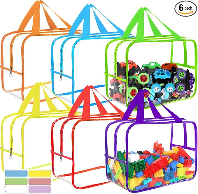 6 Colors Widen X-Large Storage Bags 12.6×9.25×6.9In by OPELETNNT