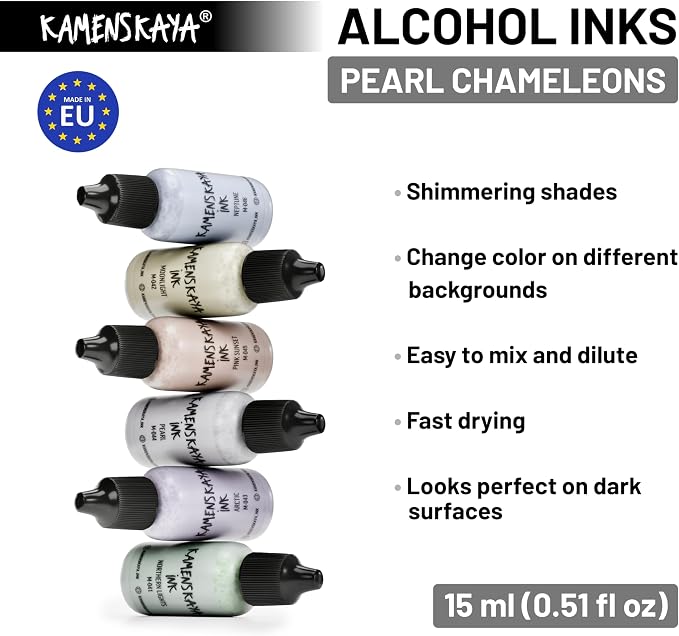 Alcohol Ink Set #15: Matched Color Combination of Alcohol Inks - Image 2