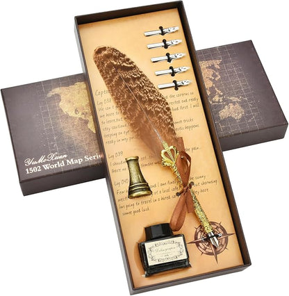 Hethrone Quill Pen Ink Set by Hethrone