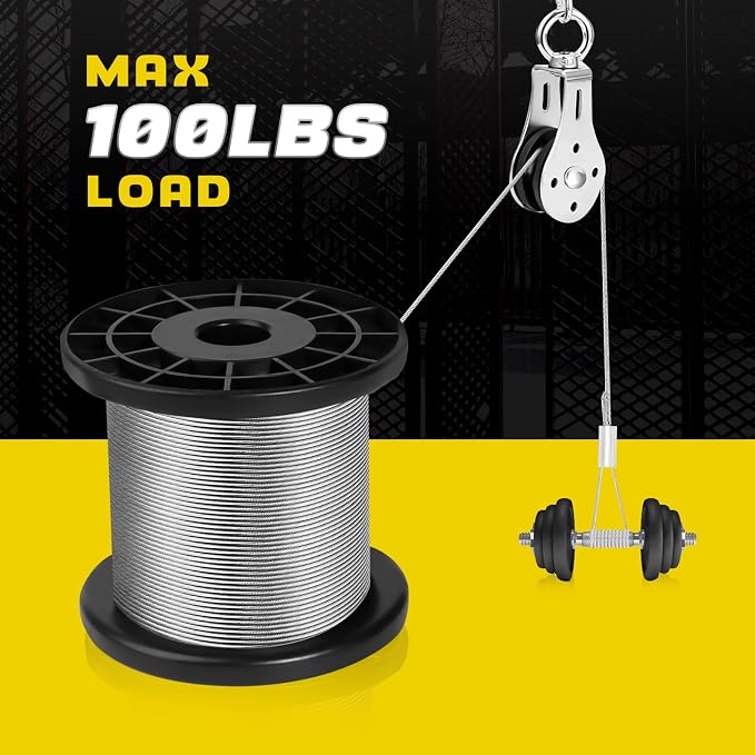 316 Stainless Steel Cable, 400FT 1/32IN Wire Rope 7 * 7 Strand - Image 5