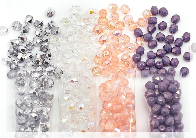 460+ Bead Kit of 4mm Bracelet Beads by CzechBeadsManufacturer