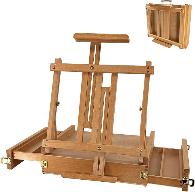 Large Sketchbox Table Top Easel by Stuelloaf