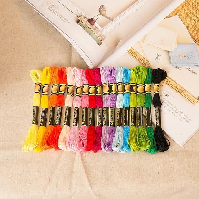 Dimxvean Cross Stitch Kits Stamped Full Range of Embroidery Starter Kits - Image 4