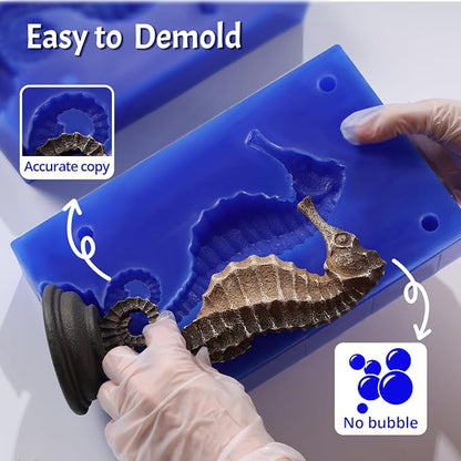 LET'S RESIN Silicone Molds Making Kit 30A, Liquid Silicone Rubber Mixing Ratio - Image 2
