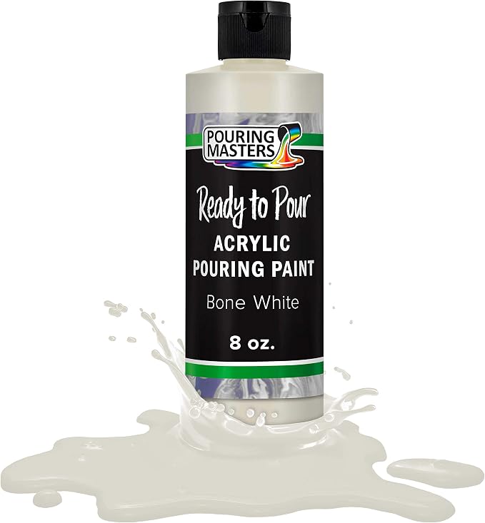 Pouring Masters Bone White Ready to Pour Acrylic Pouring Paint by USArtSupply