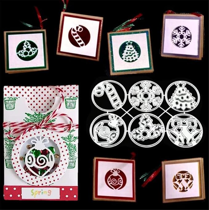 Metal Cutting Dies DIY Merry Christams Embossing Stencil Template Scrapbooking by Annchaos