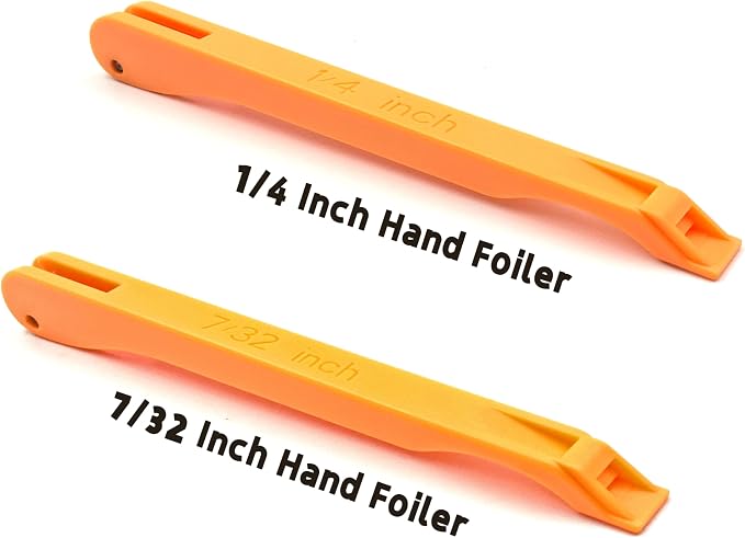 Copper Foil Hand Foiler for Stained Glass, 7/32" and 1/4" Hand Foiler Tool Kits - Image 2