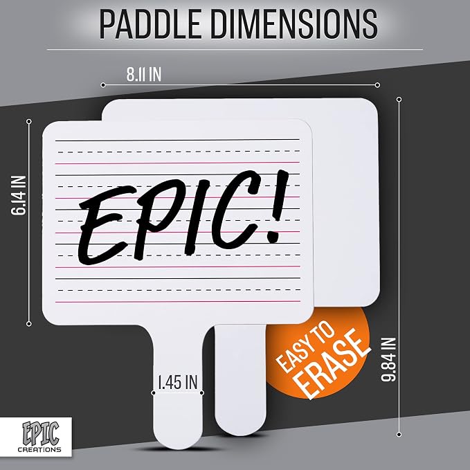 Epic Creations Dry Erase Paddles - Image 2