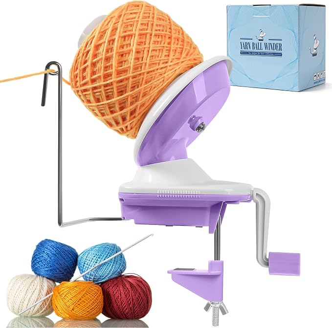 SPEENSUN Yarn Winder for Crocheting, 3.5 OZ Easy-to-Install and Efficiently by SPEENSUN